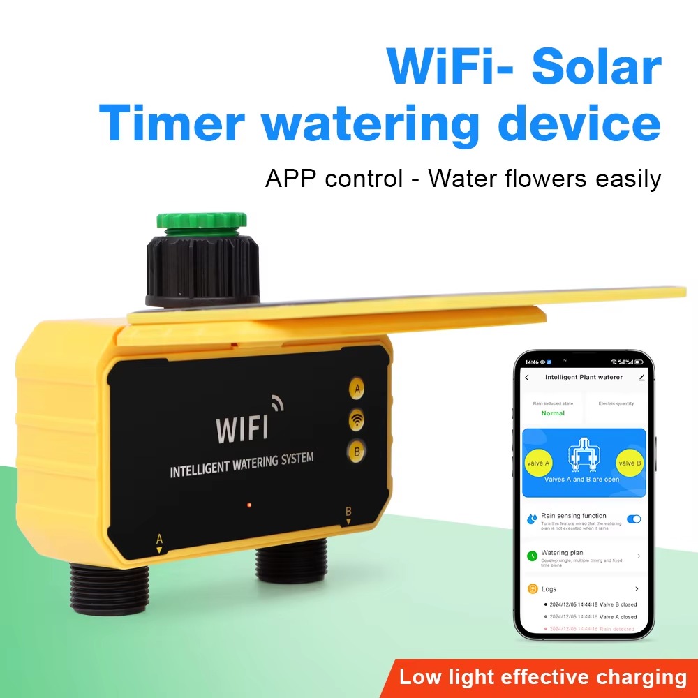 Smart Garden Valve - Centralina di irrigazione solare WIFI a