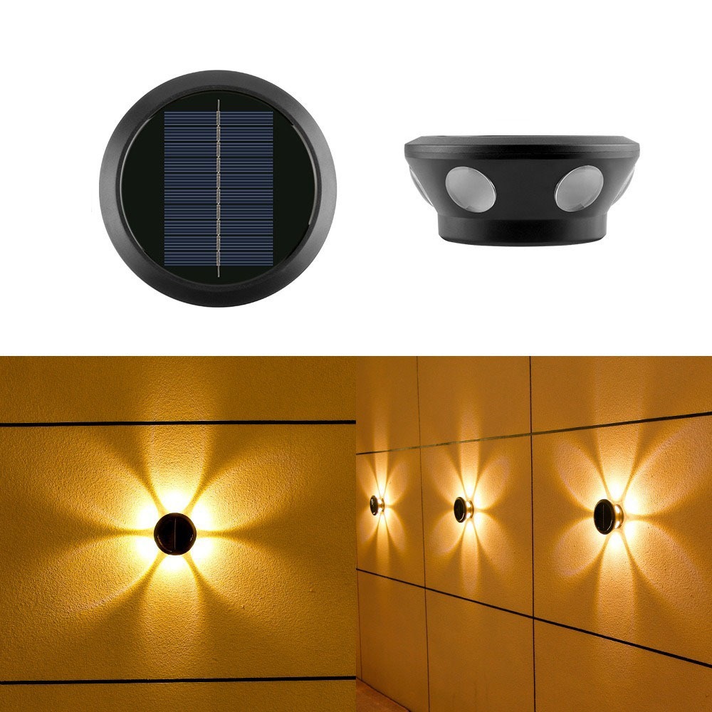 Smart Garden Fence & Balcony Hanging Planter - Lampada da parete solare impermeabile con