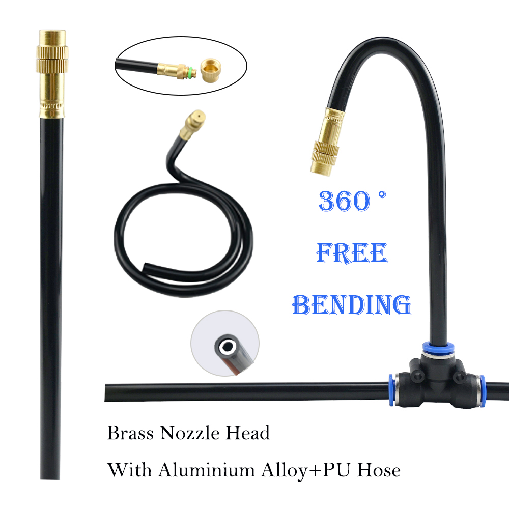 Smart Gardening - 20/30/50cm 360 ° Ugello nebulizzatore flessibile