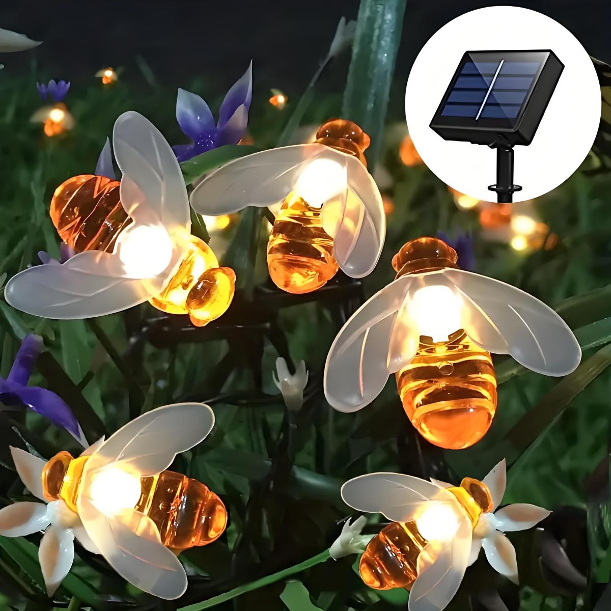 Smart Garden Ornaments - Catena Luminosa Solare da Esterno, Luci