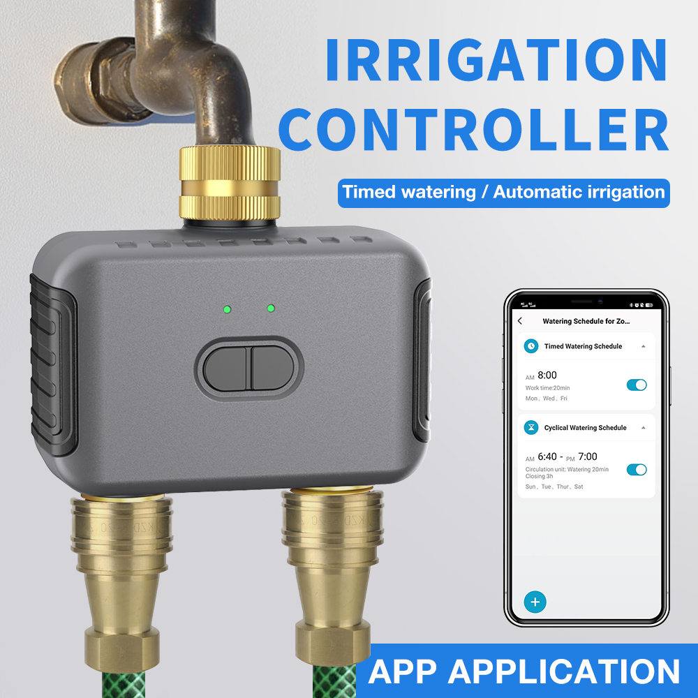 Smart Gardening - Tuya timer per irrigazione a 2