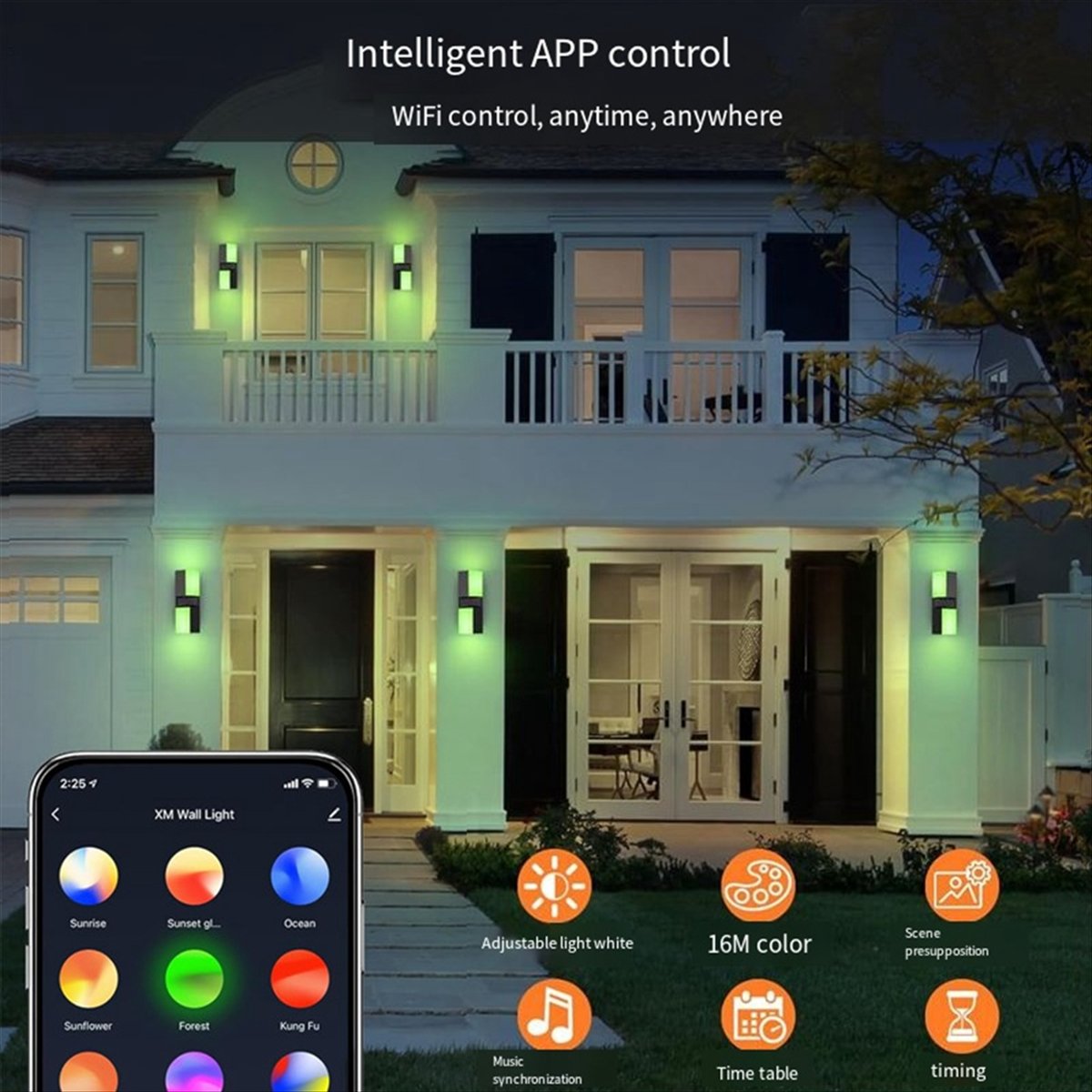 Lampada da Parete LED AA19 a D - Smart Garden Fence recensione e prezzo