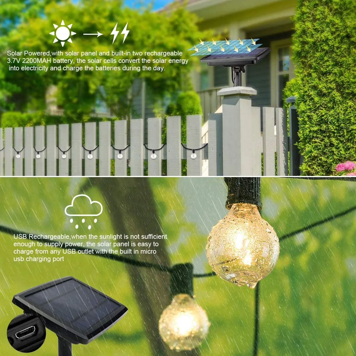 100/50/25ft solare Led stringa - Smart Garden Ornaments recensione e prezzo