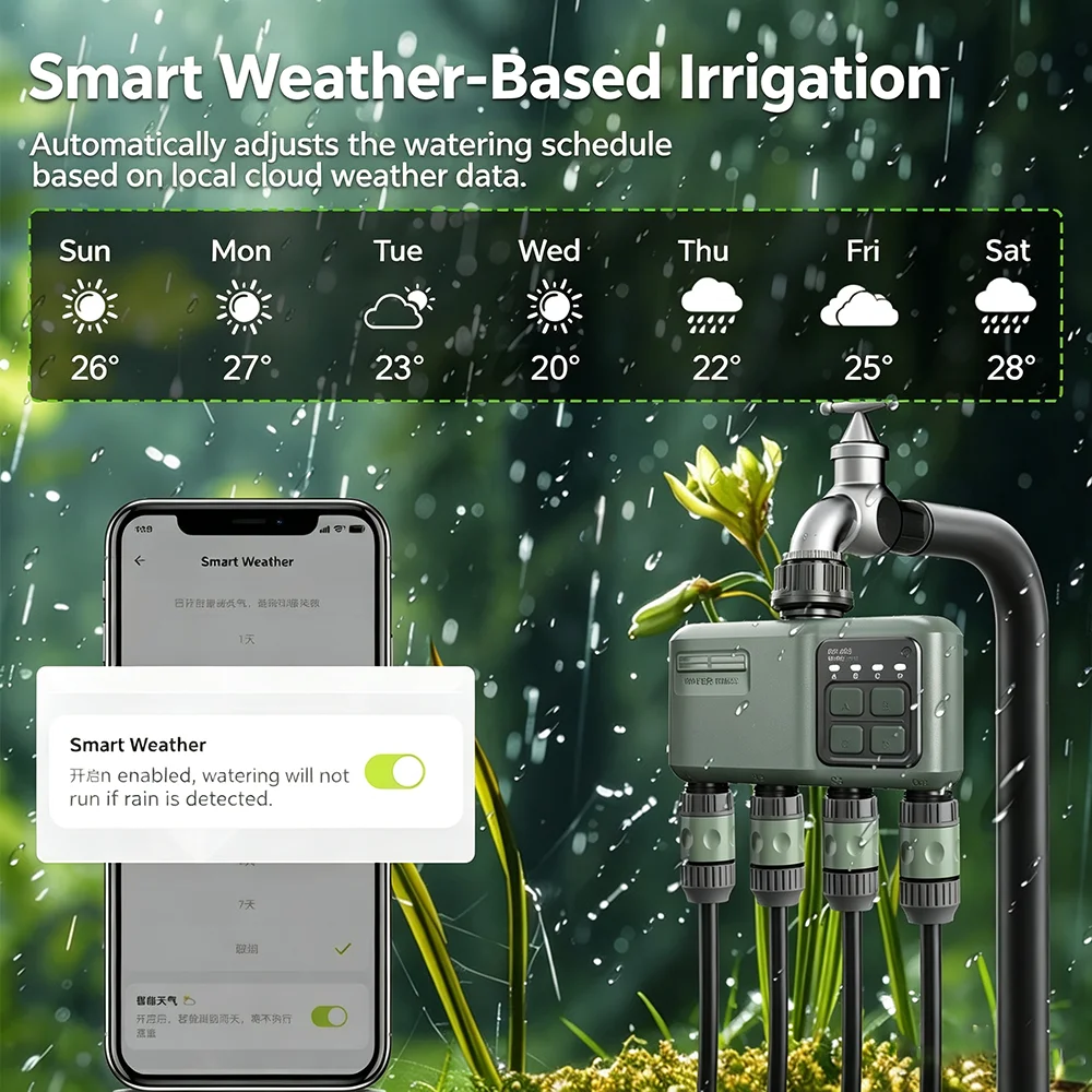 Timer per Irrigazione Smart Wi - Smart Garden Valve recensione e prezzo