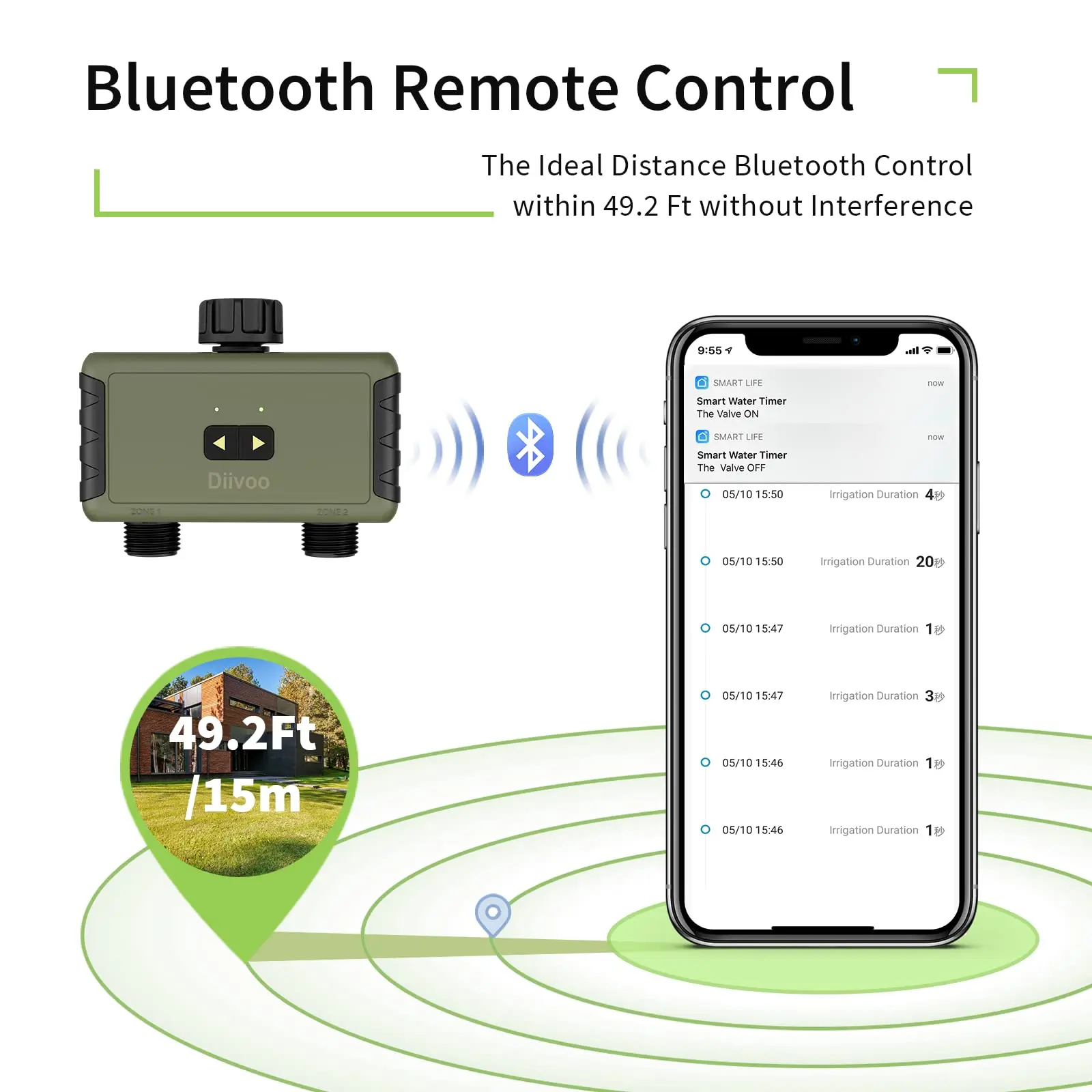 Timer Irrigazione Diivoo Bluet - Smart Garden Valve recensione e prezzo