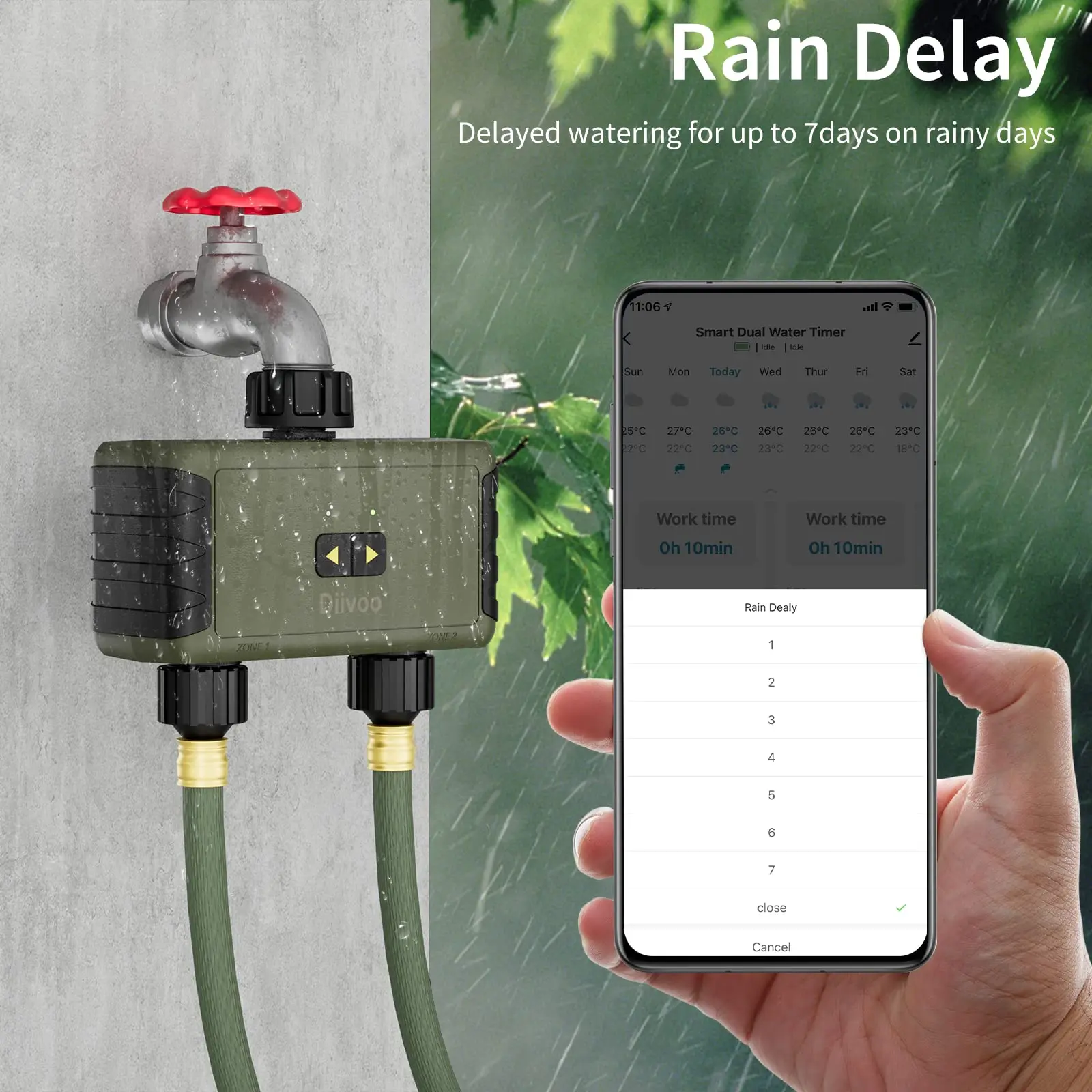 Timer Irrigazione Diivoo Bluet - Smart Garden Valve recensione e prezzo
